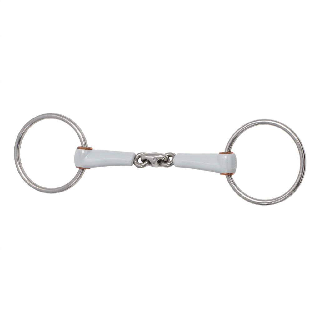 Beris Double-Jointed Loose Ring Snaffle Bit 7.5 cm - Gomix Brands Outlet